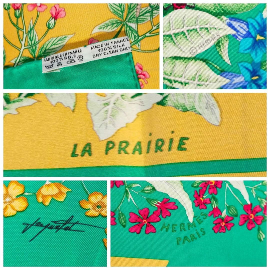未使用に近いHERMES カレ90 LA PRAIRIE 草原 スカーフ｜Yahoo!フリマ