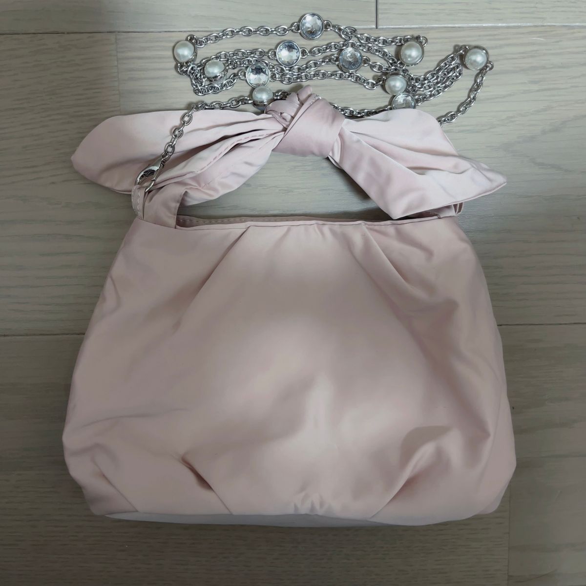 最終 epine ribbon Pearl & Bijou chain bag 『エピヌ リボンパール