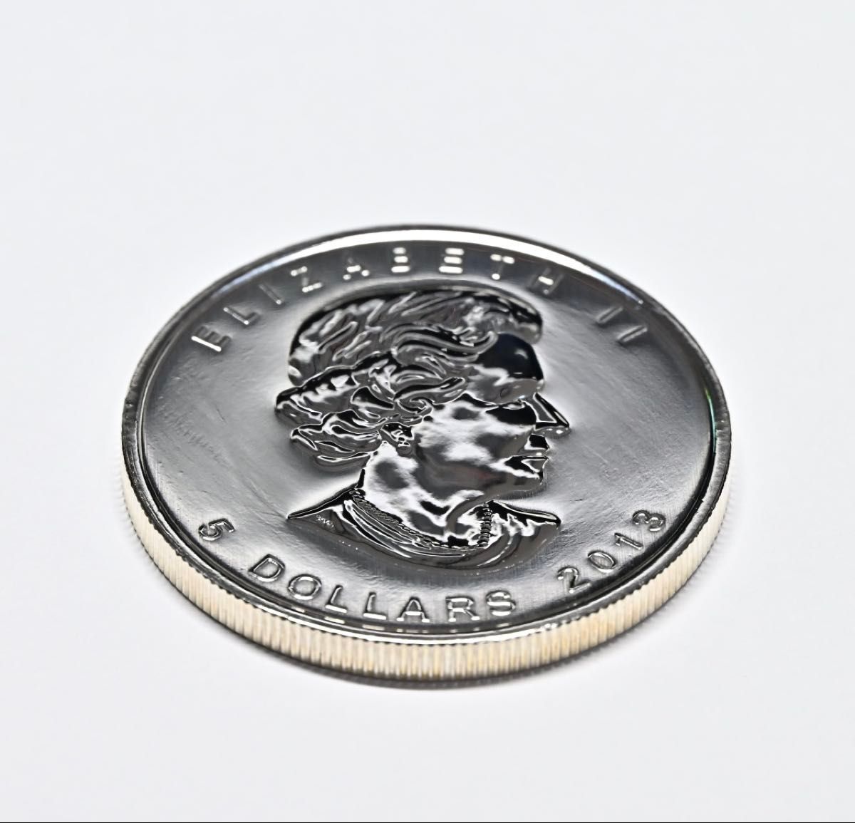 カナダ メイプルリーフ 25周年記念 2013年 1オンス銀貨 純銀 99 99