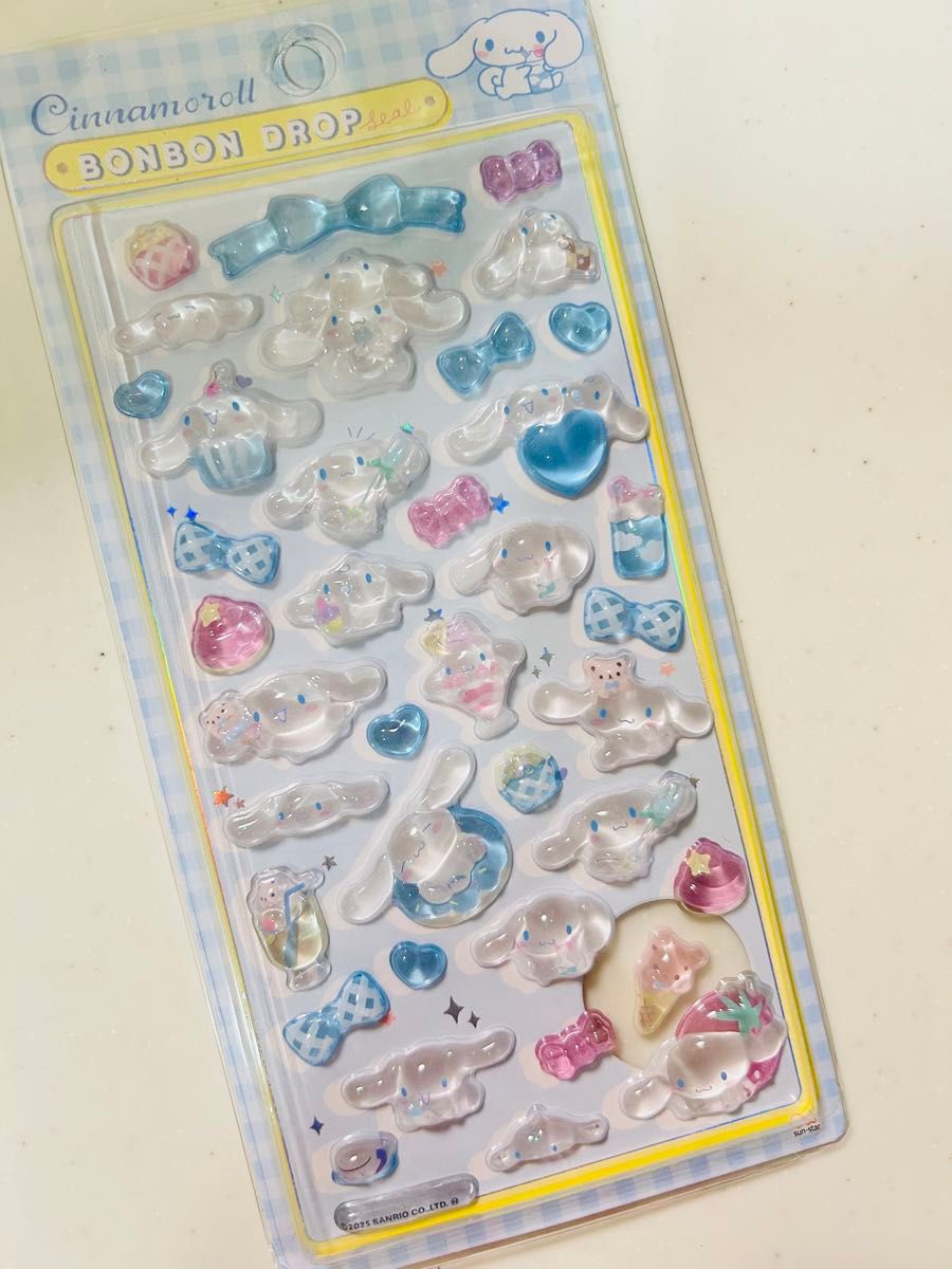 第二弾 サンリオ ボンボンドロップシール コンプリート 8枚 お買い得