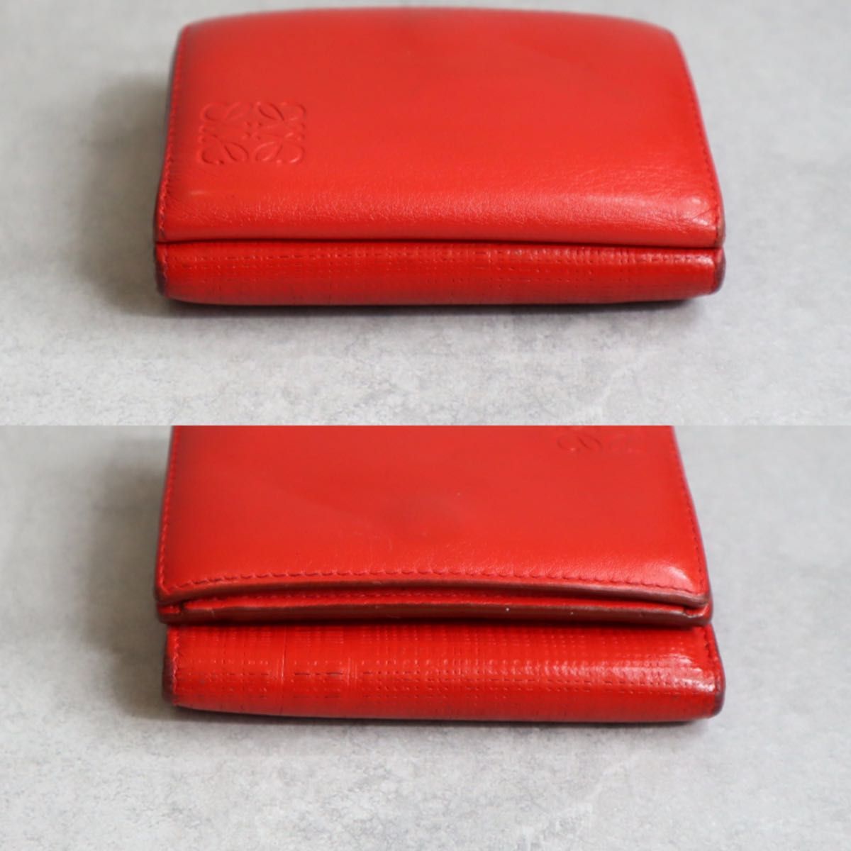 LOEWE ロエベ / リネントリフォールドウォレット 三つ折り財布 ミニ