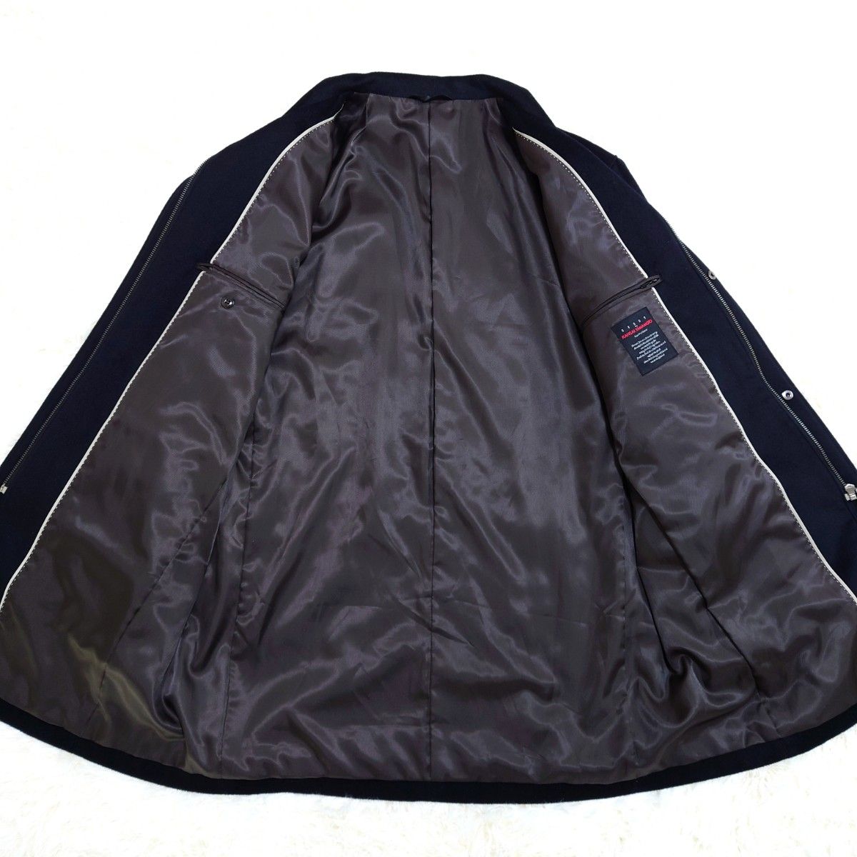 美品 大きいサイズ LL カシミヤ20% カンサイヤマモト 山本寛斎