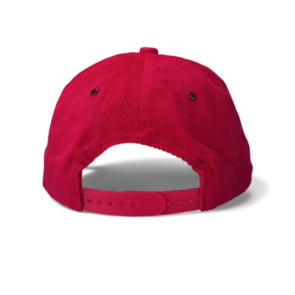 Marlboro マルボロ コーデュロイキャップ CAP 刺繍ロゴ アイレット 赤