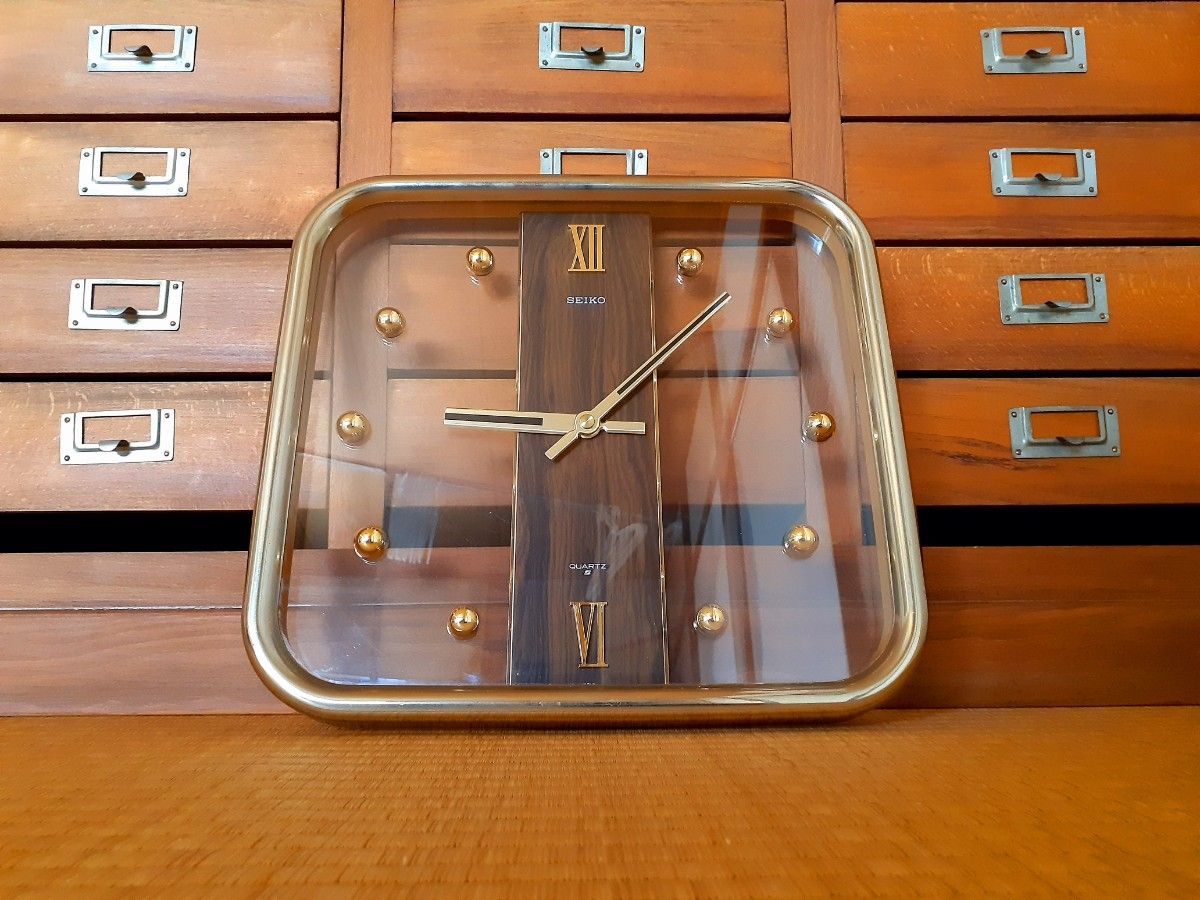 70's SEIKO 掛け時計 ミッドセンチュリー ビンテージ レトロ オールド