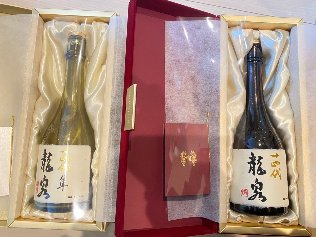 空瓶】箱、ケース付き十四代 龍泉 720ml 空き瓶十四代 龍泉 隼純米大