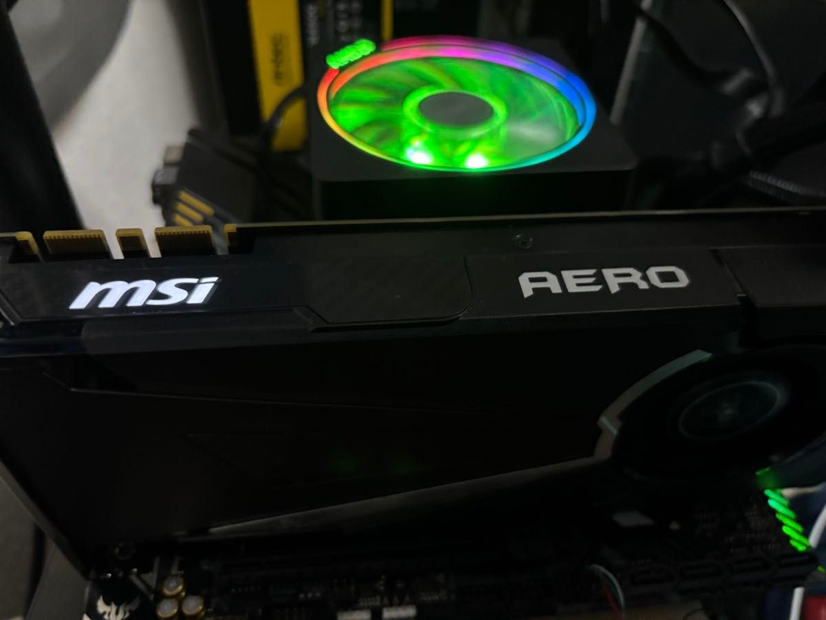 動作確認済】MSI NVIDIA GeForce GTX 1080 AERO 8G OC グラフィック