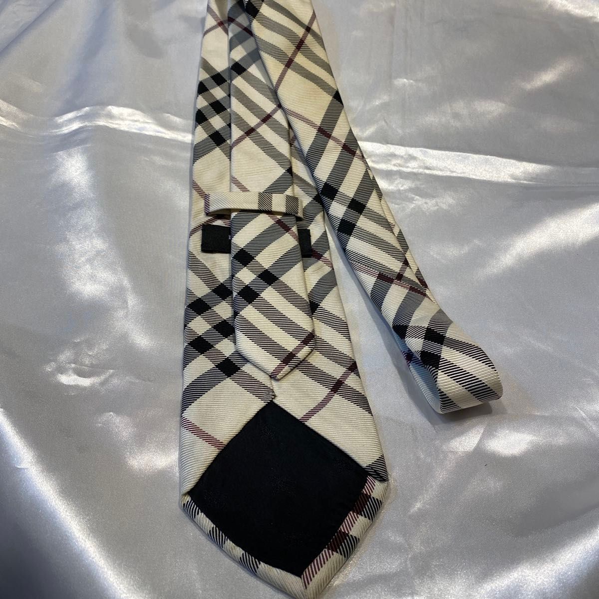 BURBERRY BLACK LABELバーバリー ノバチェックシルクネクタイ ブラック