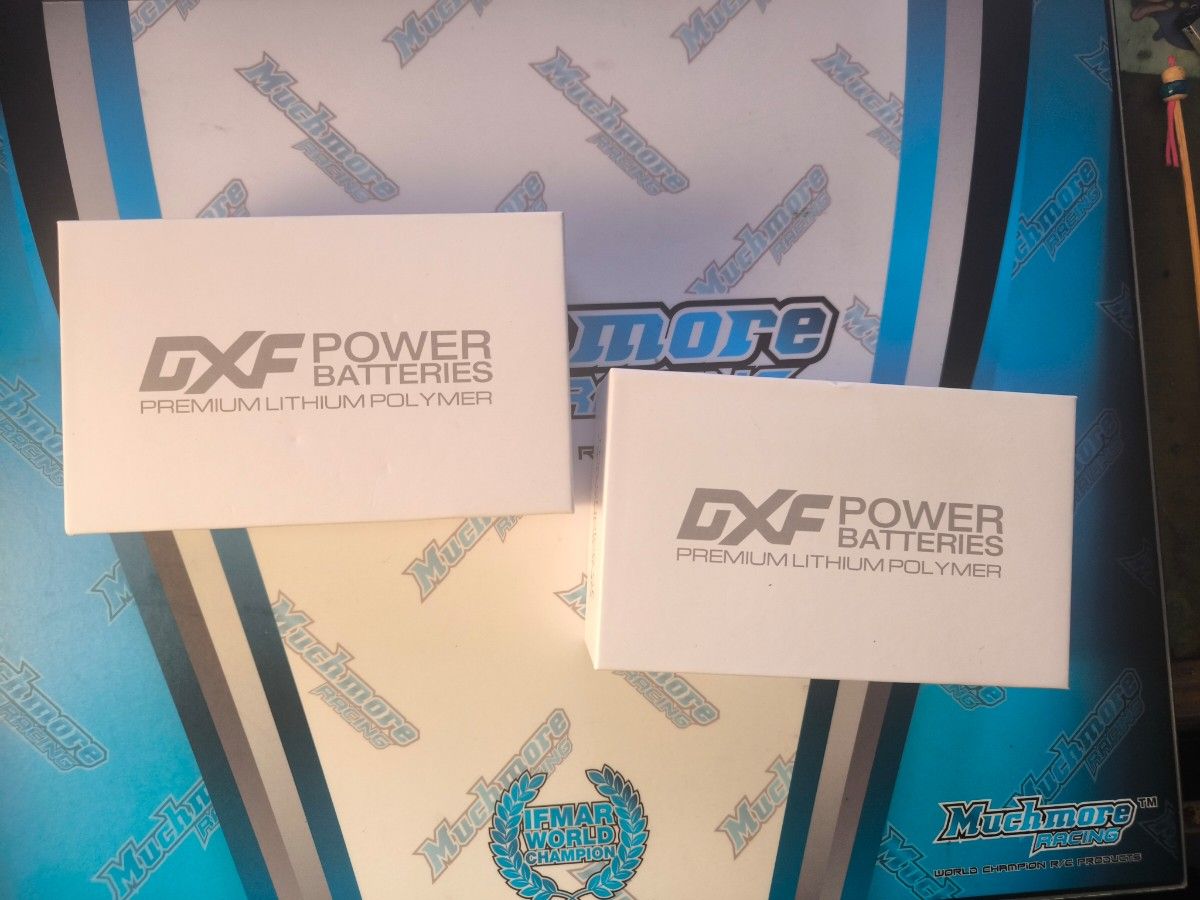 新品未使用 ショートリポバッテリー 厚型 DXF 6300mah 2S 7 6v HV 140C