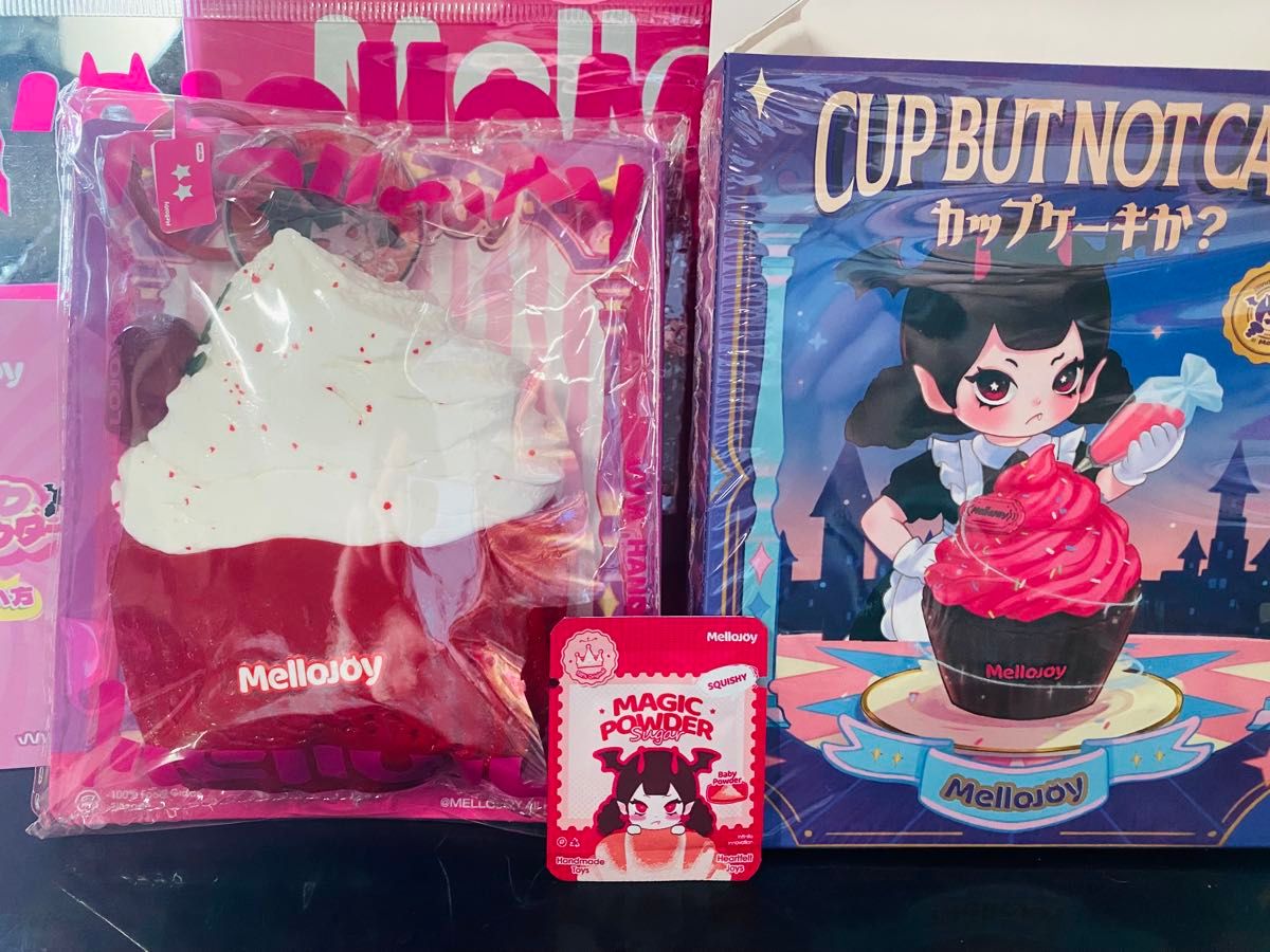 メロジョイ カップケーキか Mellojoy mellojoy カップケーキ レッド