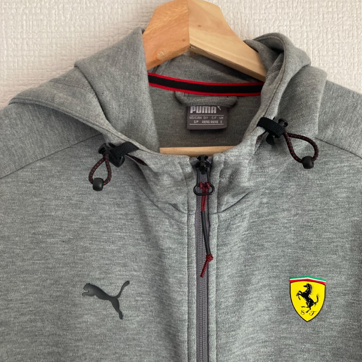 PUMA プーマ フェラーリ コラボ パーカー グレー メンズ｜Yahoo!フリマ