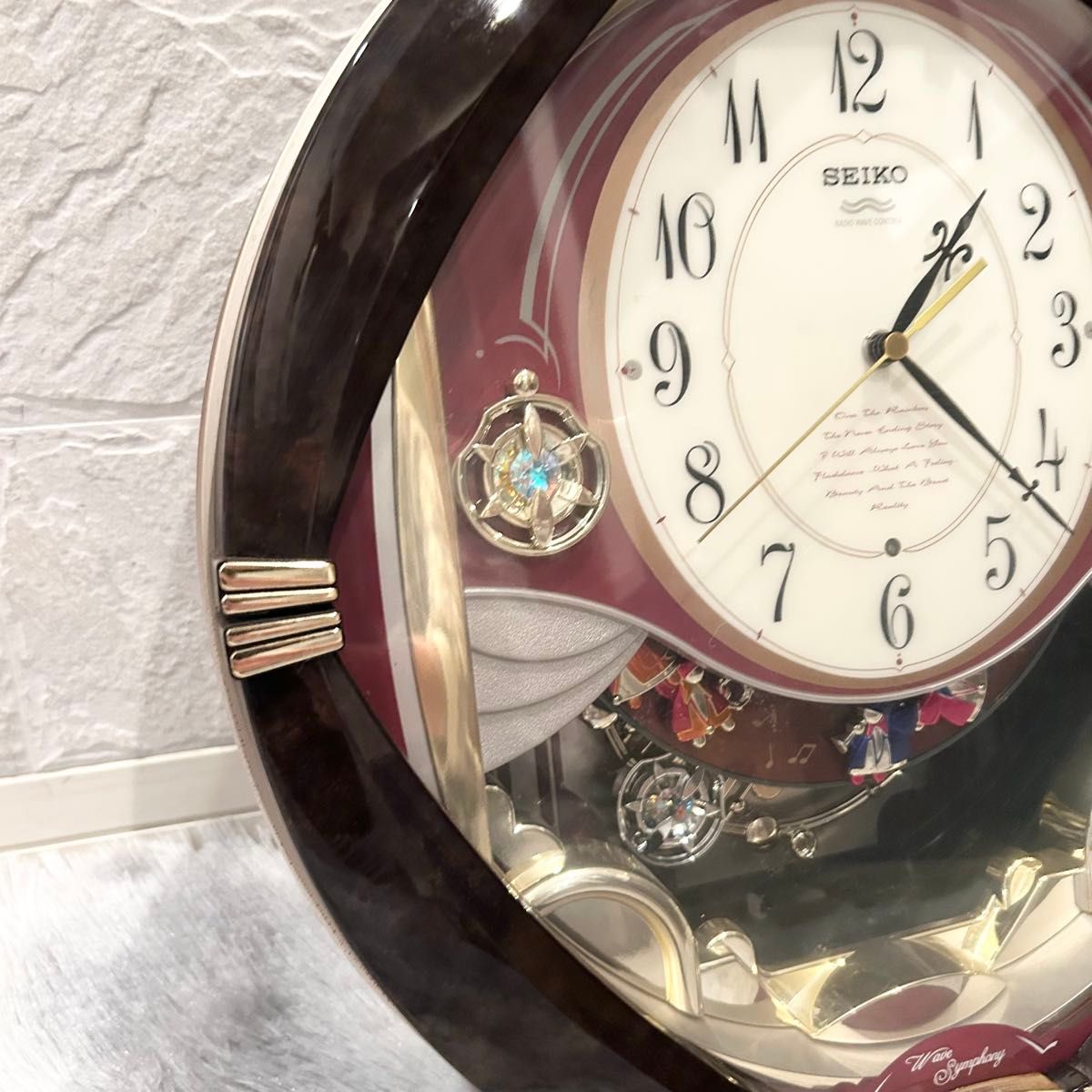 動作品 SEIKO セイコー ウェーブシンフォニー からくり時計 RE553B