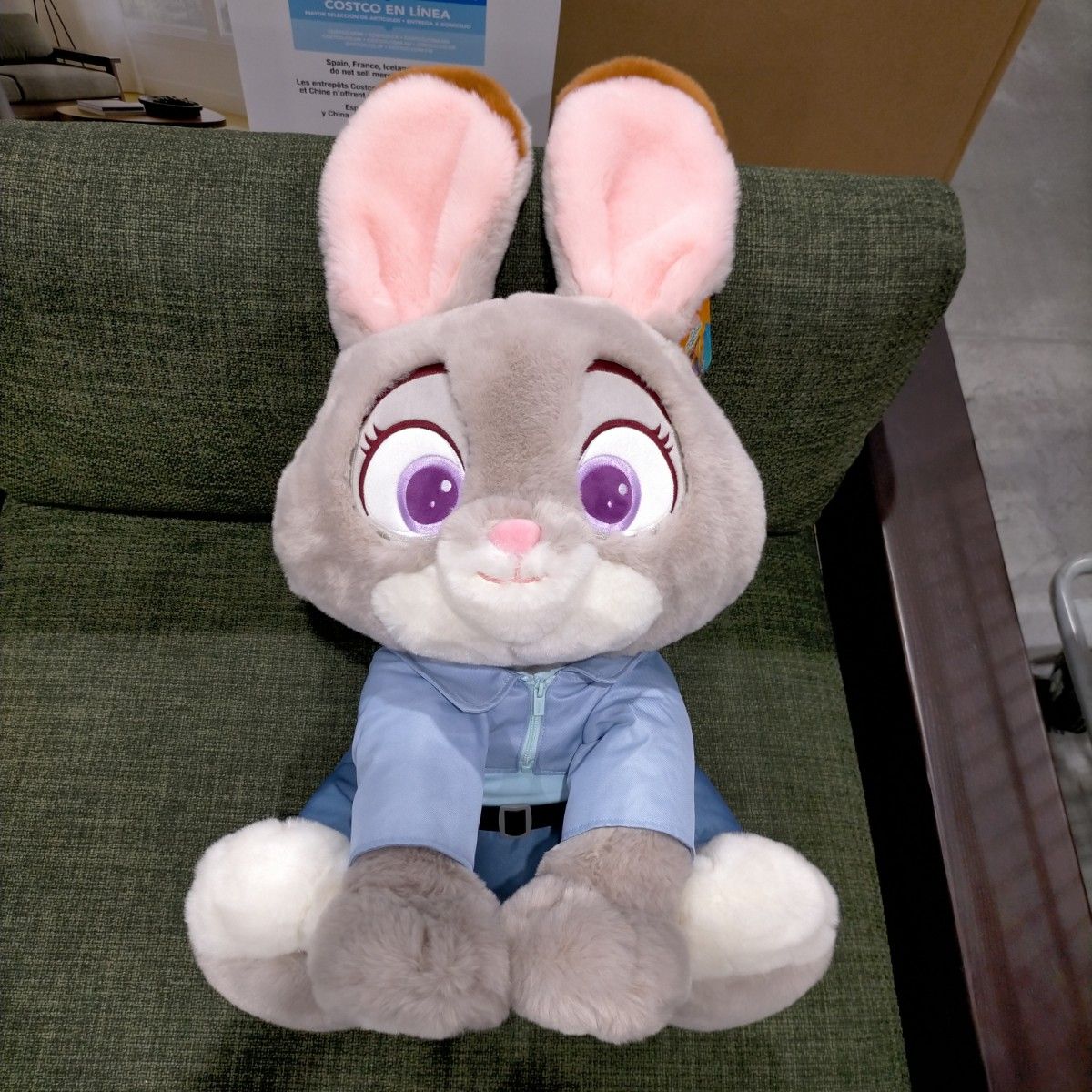 ズートピア ジュディ・ホップス ぬいぐるみ 50cm・ブランケット付き
