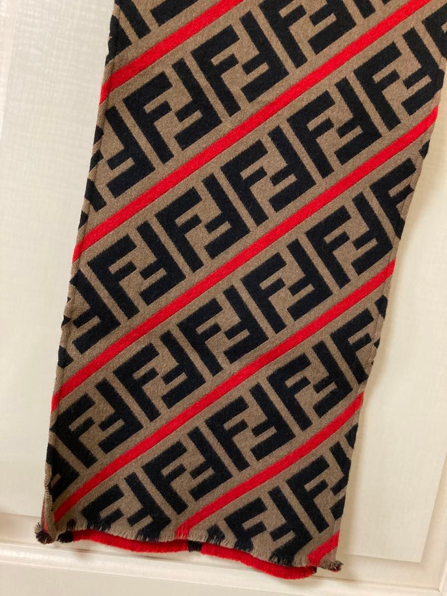 フェンディ FENDI マフラー ショール ストール FF ズッカ ズッカ柄