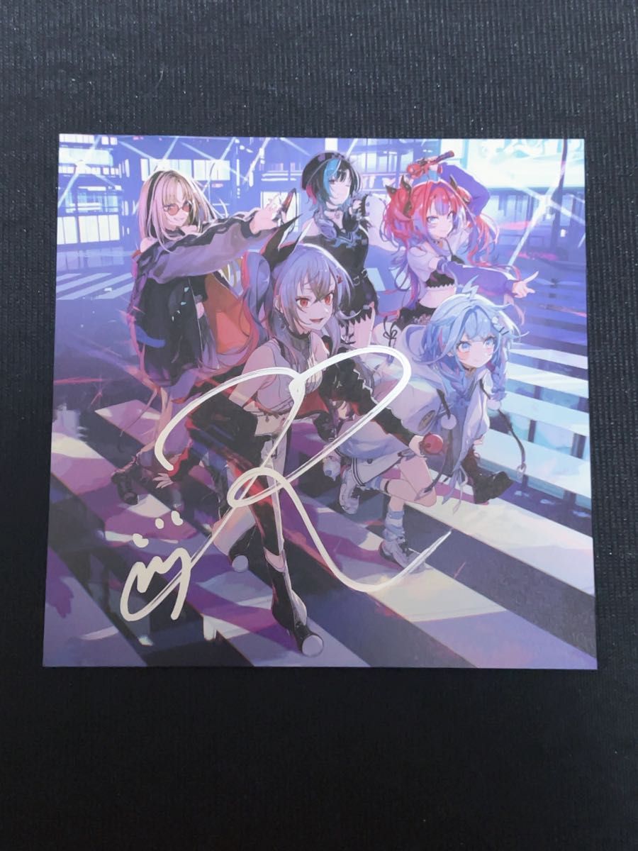 FLOW GLOW ホロライブ 響咲リオナ 直筆サイン 1stアルバム 限定盤