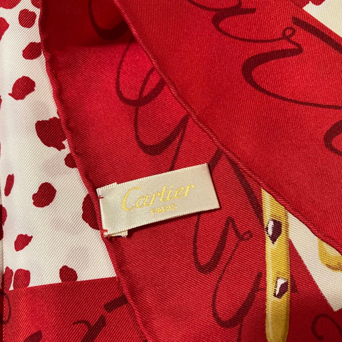 CARTIER カルティエ スカーフレオパード パンテール 豹柄 ヒョウ