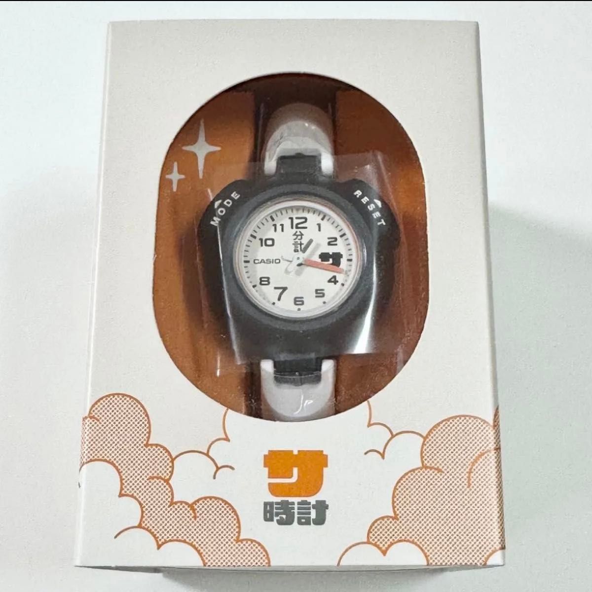 新品 CASIO サ時計 SAN-100H-7BJR サウナ時計 カシオモデル オレンジ