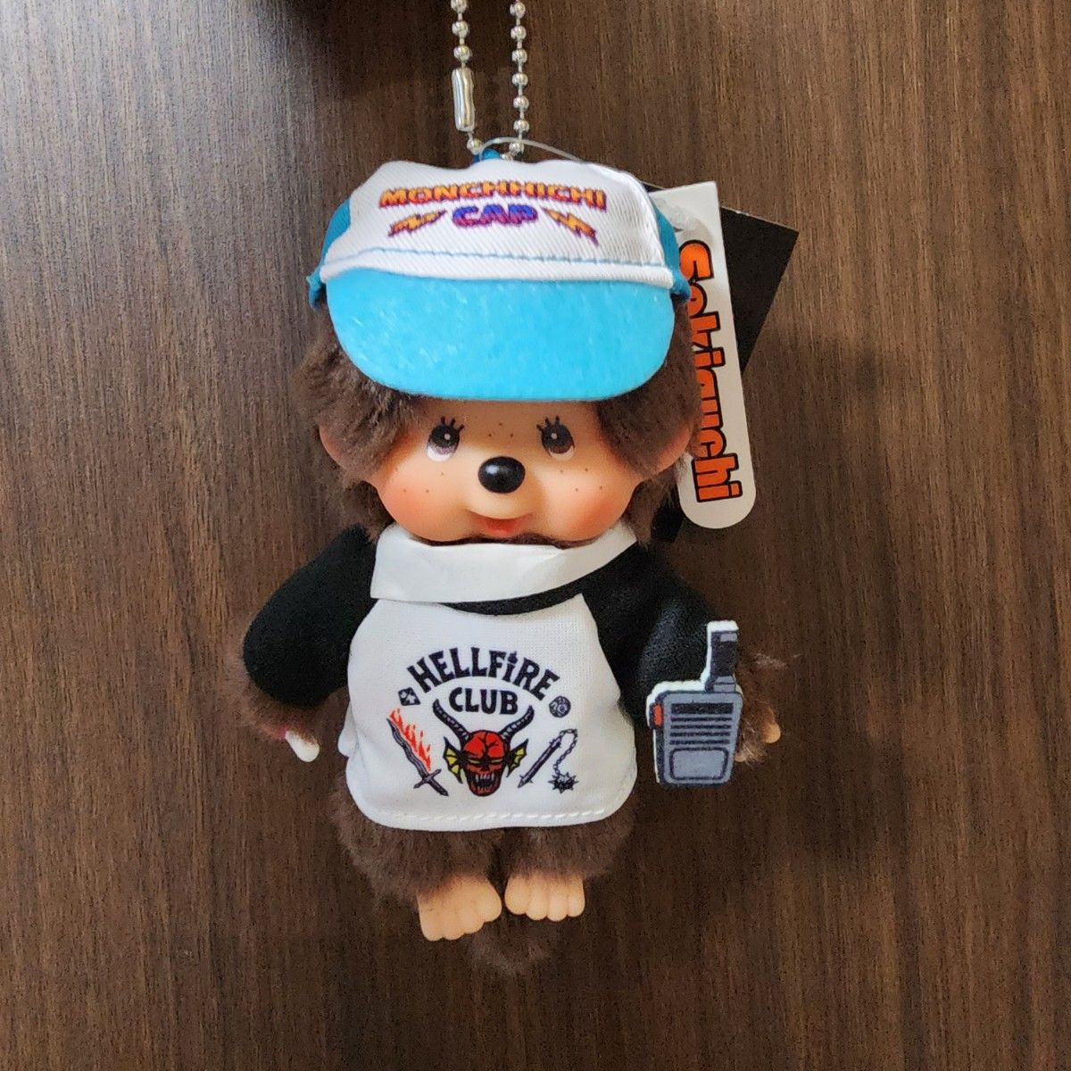 お顔厳選モンチッチ ストレンジャー・シングス コラボキーチェーン