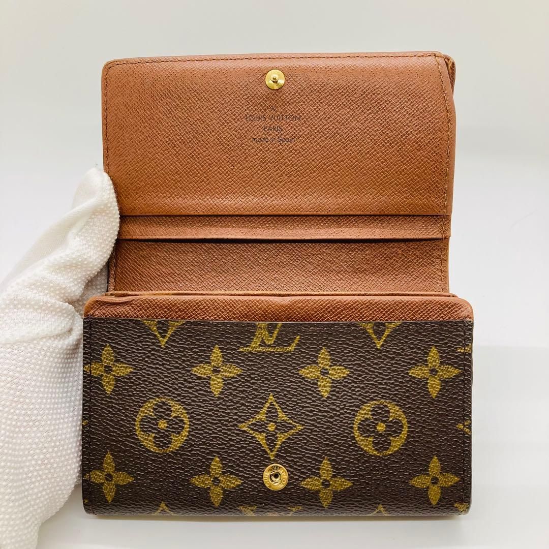 LOUIS VUITTON ルイヴィトン モノグラム 財布 ポルトモネ トレゾール