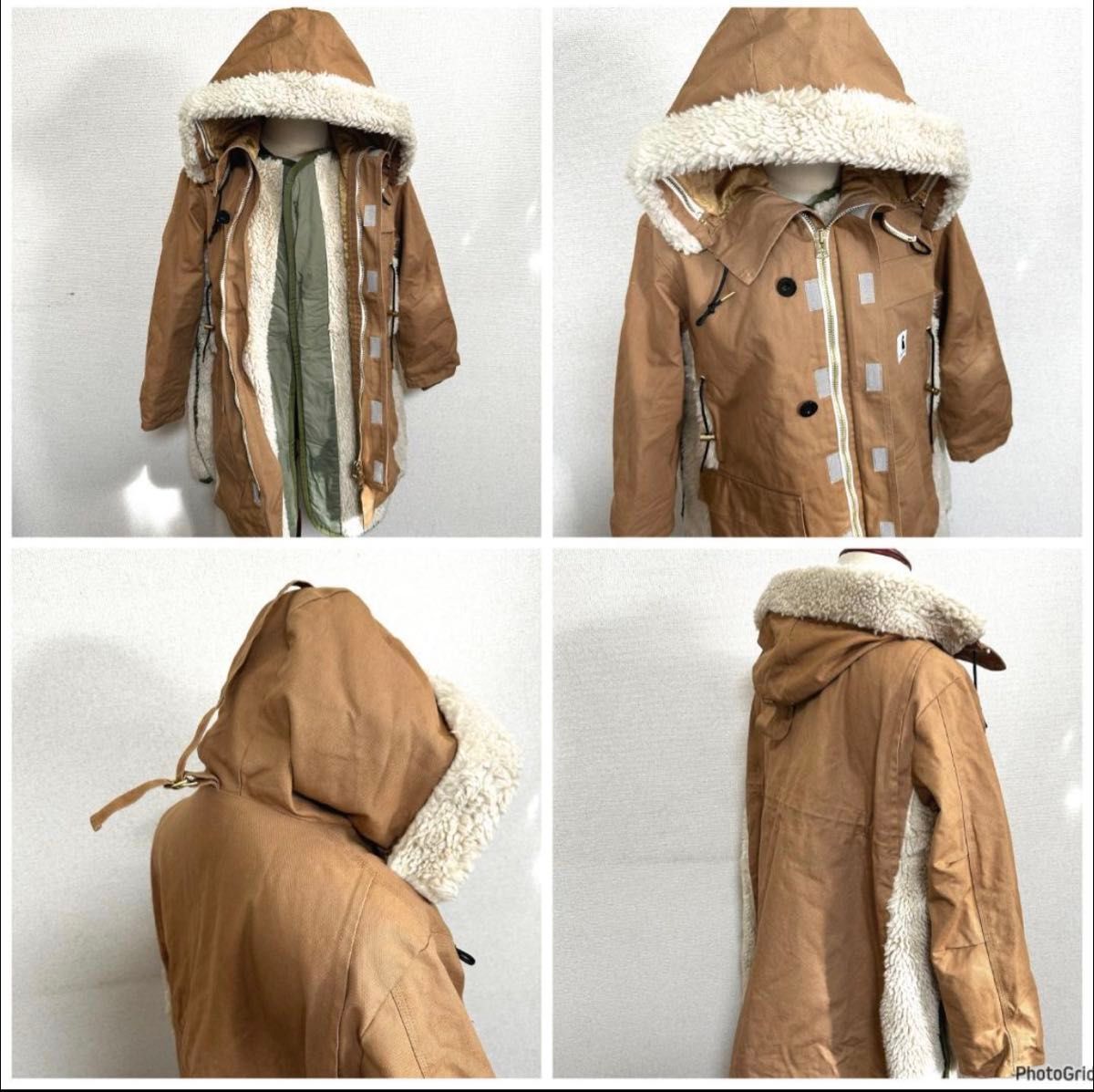 sacai Carhartt WIP Canvas Parka Siberian サカイ カーハート 23/24FW