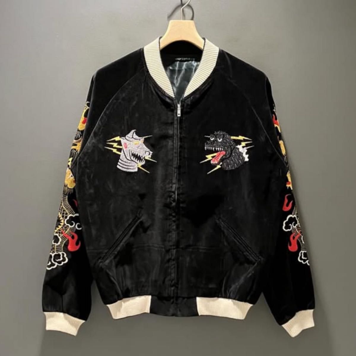 L BEAMS JAPAN TAILOR TOYO Godzilla スカジャン ゴジラ 初売り 26ss