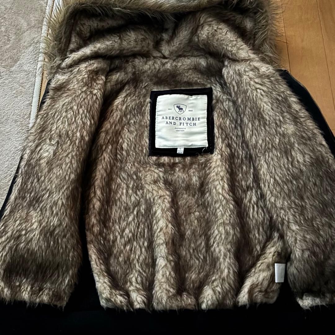 Abercrombie & Fitch fur zip up parka y2k｜Yahoo!フリマ（旧PayPay