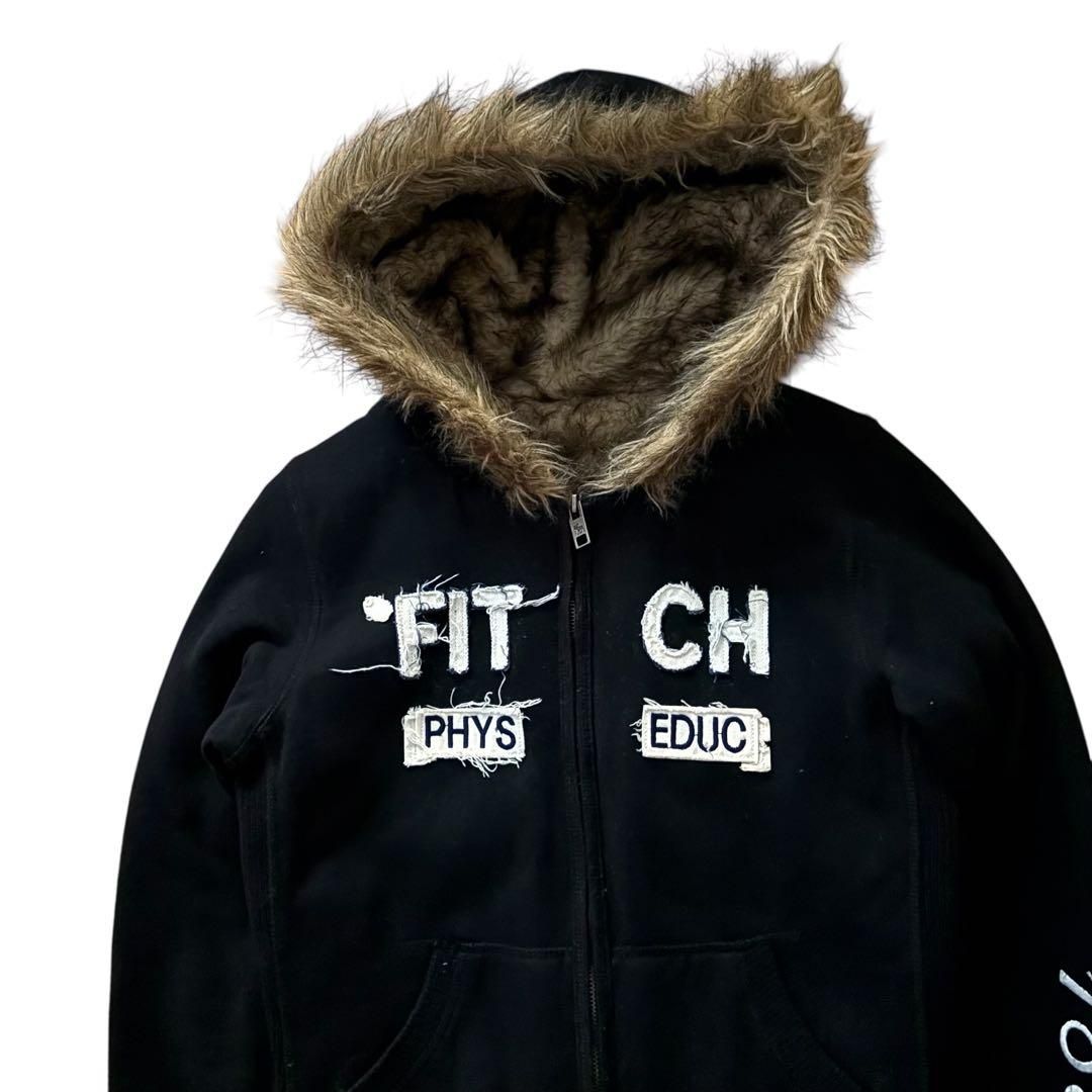 Abercrombie & Fitch fur zip up parka y2k｜Yahoo!フリマ（旧PayPay