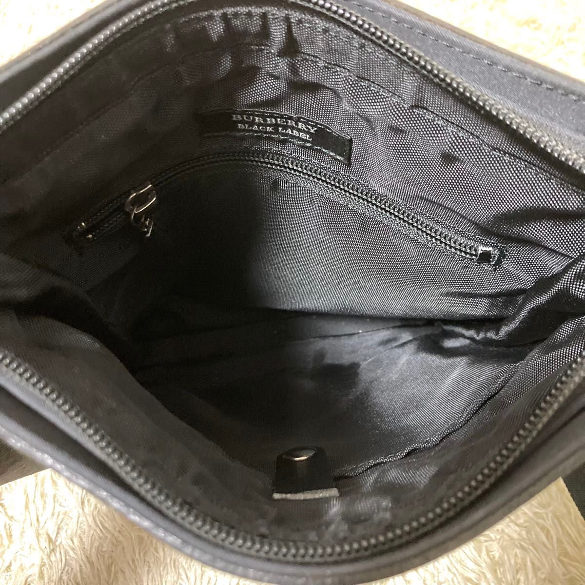 美品】BURBERRY バーバリーブラックレーベル ショルダーバッグ ノバ