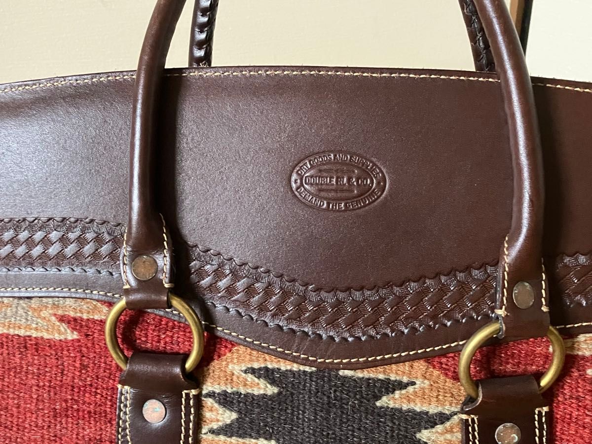 RRL ダブルアールエル ラルフローレン ボストンバッグ ハンドウーブン