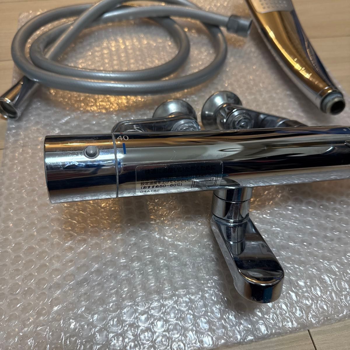 TOTO 壁付サーモスタット混合水栓 TBV03445J1 シャワーヘッドホース