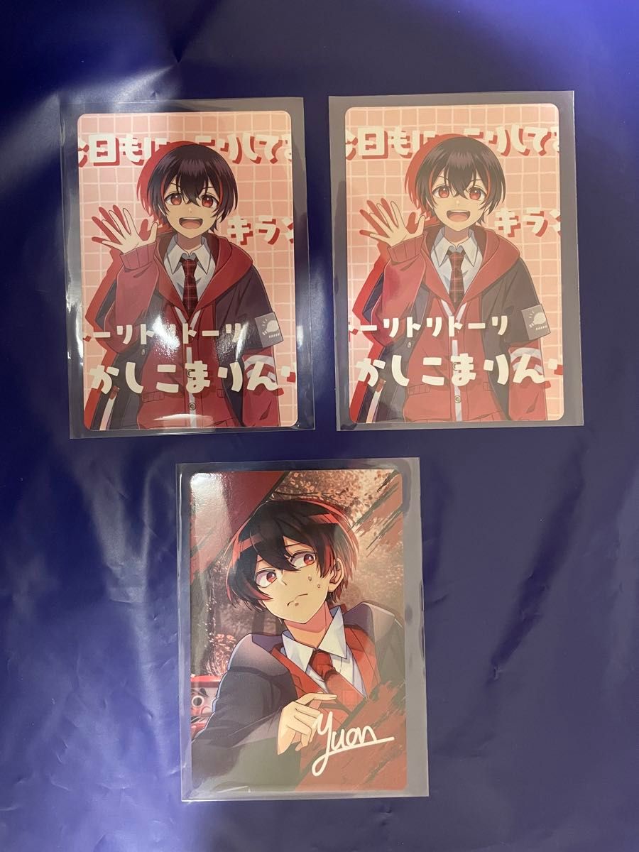 カラフルピーチ ミュージアム ゆあんくん だるま 展示会 トレカ 3枚