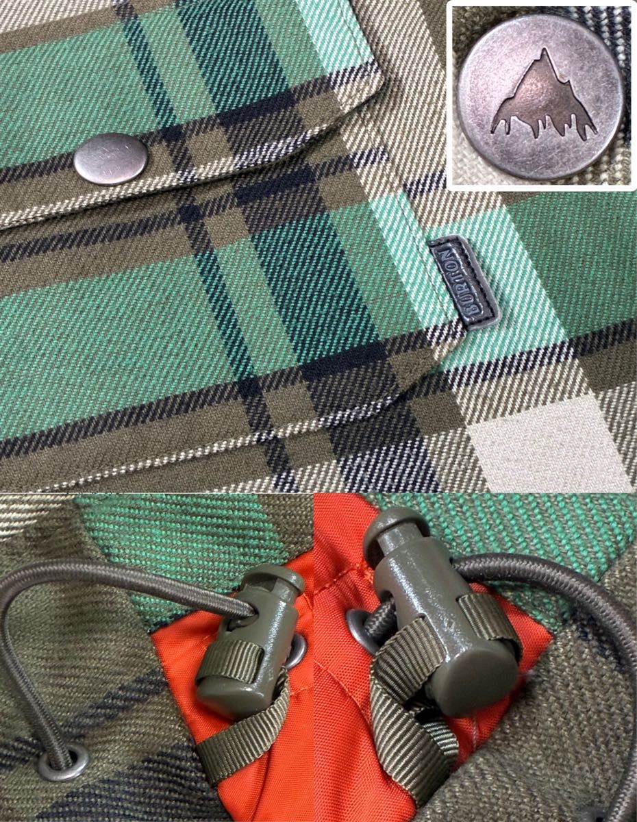 スノーボードウェア BURTON バートンウエア ネルシャツ風チェック柄