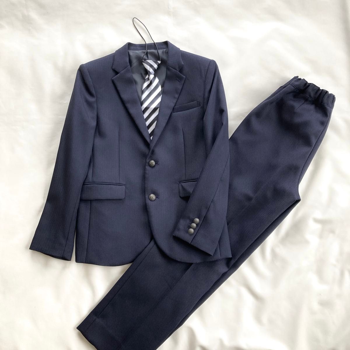 150 SAMURAI BLUE JFA キッズフォーマルセット ネイビー 卒服