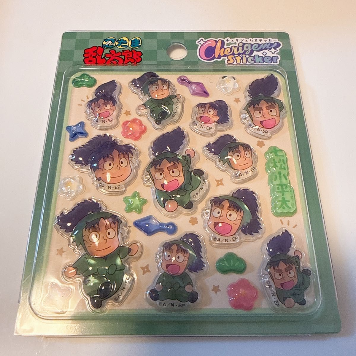 ②忍たま乱太郎 チェリジェムステッカー cherigem ボンボンドロップ