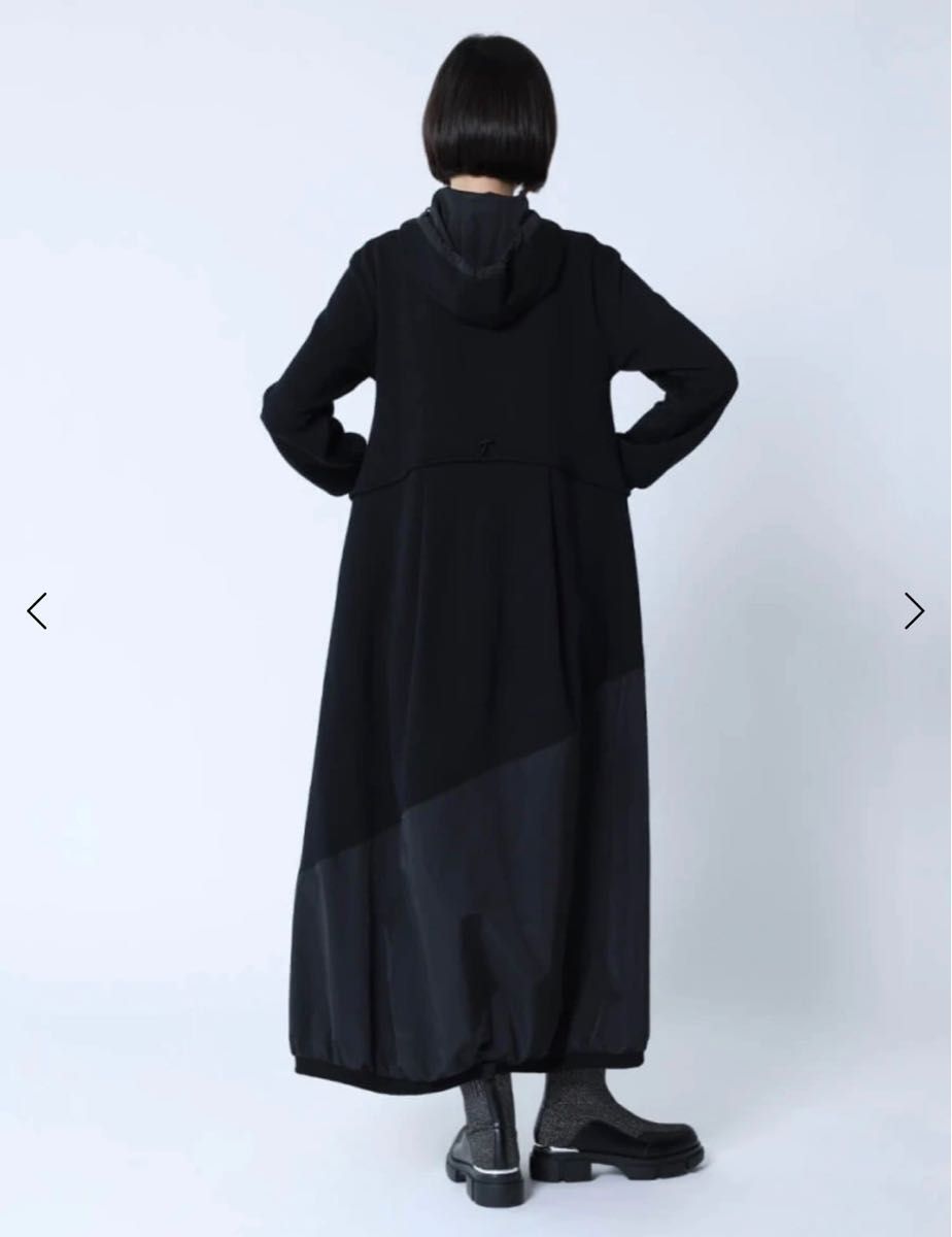 LASUD ラシュッド バルーンシルエット異素材ワンピース 新品未使用