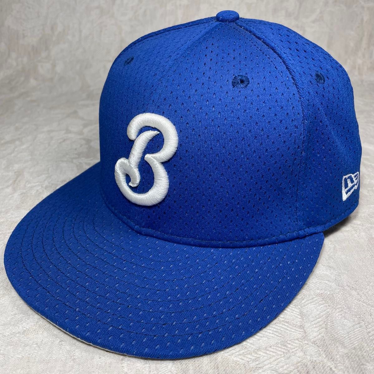 横浜ベイスターズ NEW ERA キャップ 旧ロゴ β ベータ 青色 TBS時代