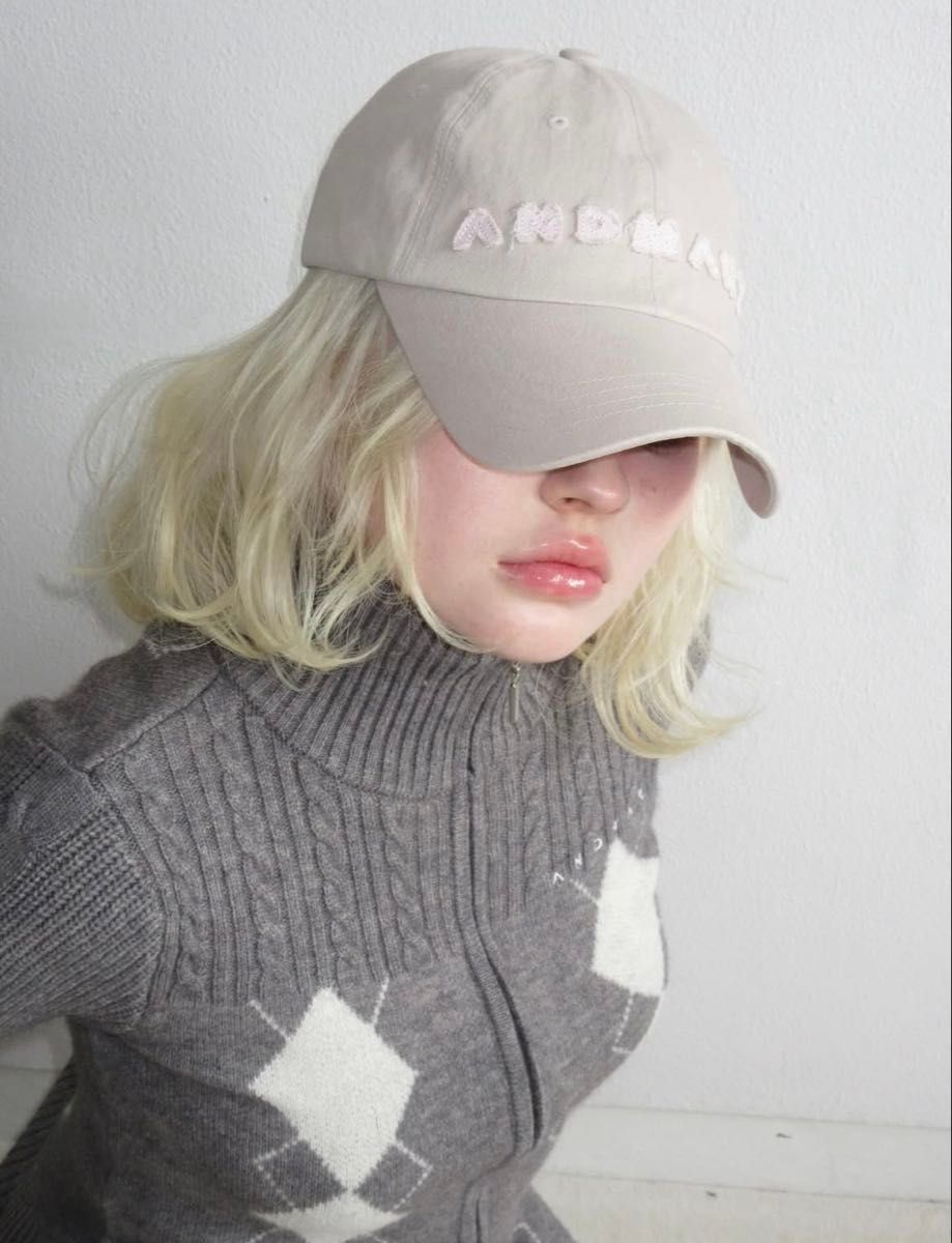 正規品 andmary Mary logo cap/beige アンドマリー｜Yahoo!フリマ（旧