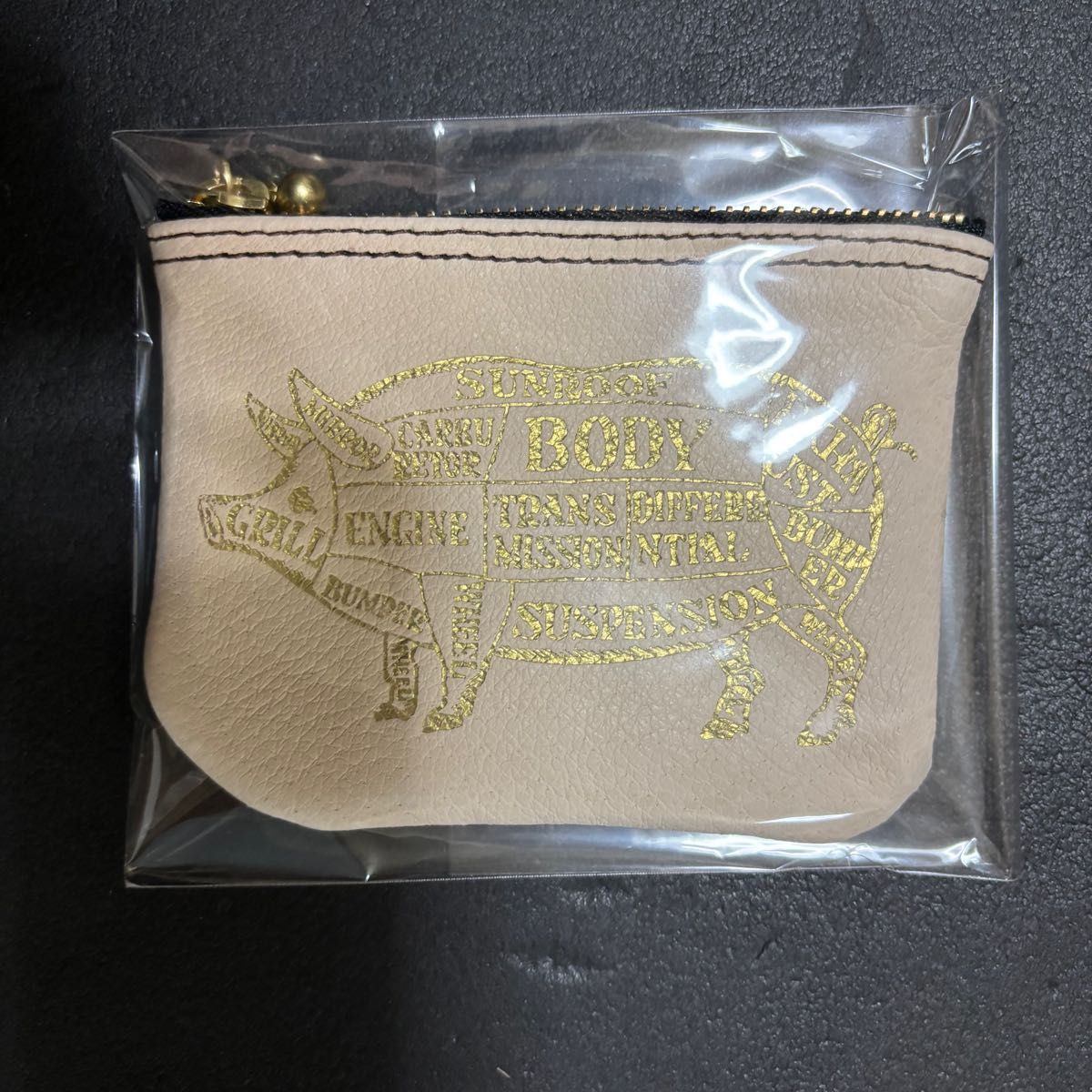 ポークチョップ PORKCHOP × 福祿壽 NEW BIKER WALLET ピッグレザー