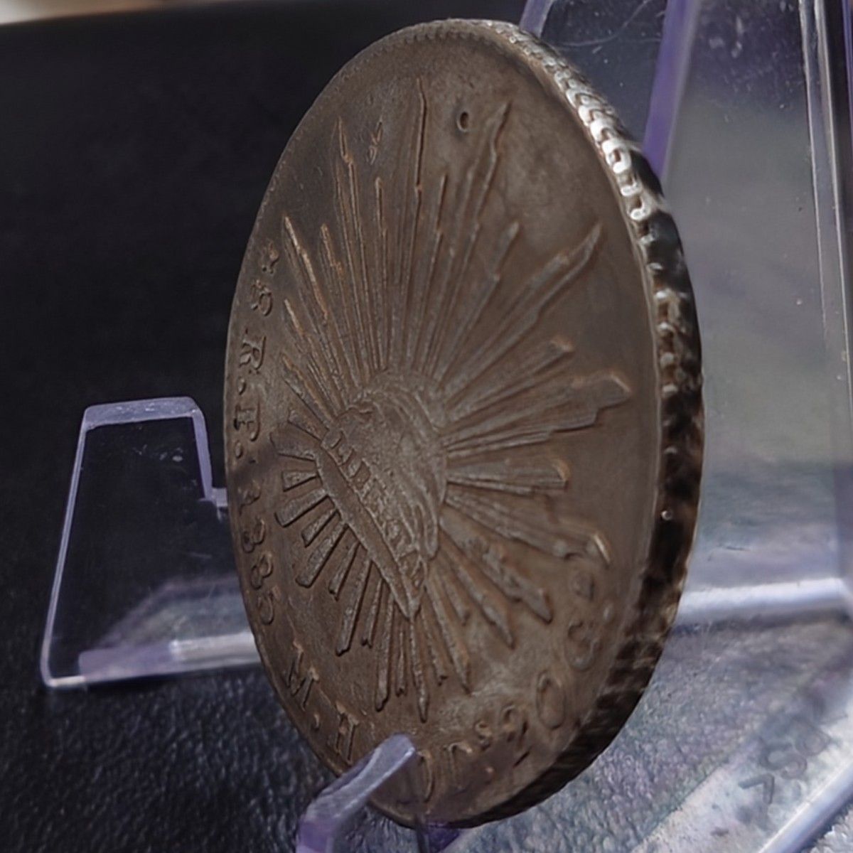 1885年 メキシコ銀貨 8レアル 自由の帽子 リバティキャップ銀貨 貿易銀