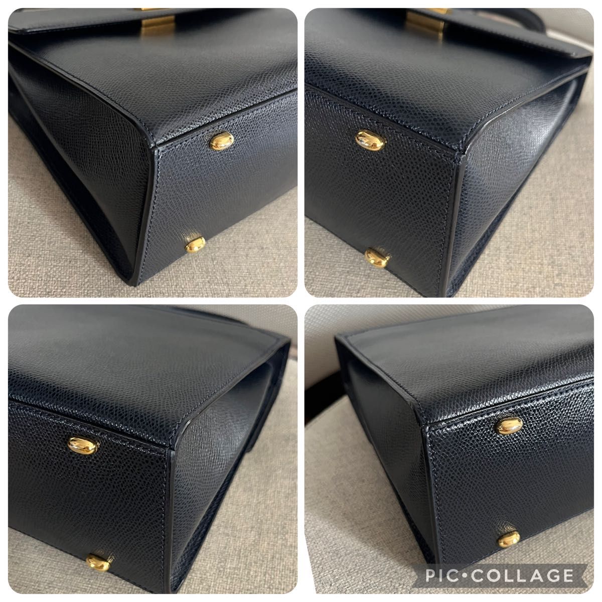 CELINE ヴィンテージ ターンロック ハンドバッグ ショルダーバッグ