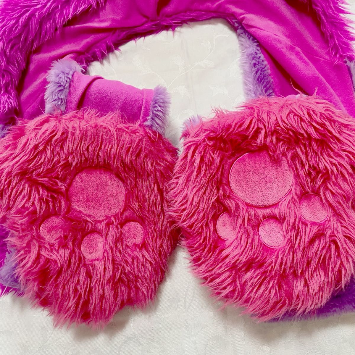 ディズニー ファンキャップ チシャ猫 マフラー 手袋 レア マフラー