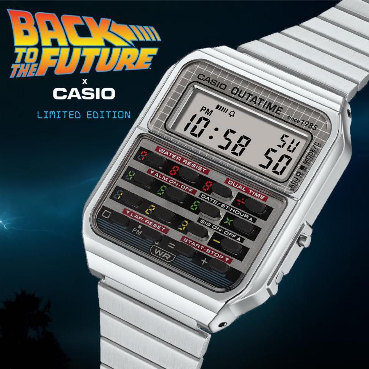 新品 CASIO CA-500WEBF-1AJR バックトゥザフューチャー カシオ Back to