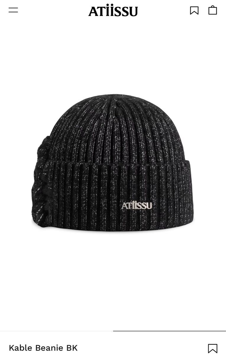日本未発売 新品 ショップ袋タグ付き 本物】ATiiSSU(アティシュ) Kable