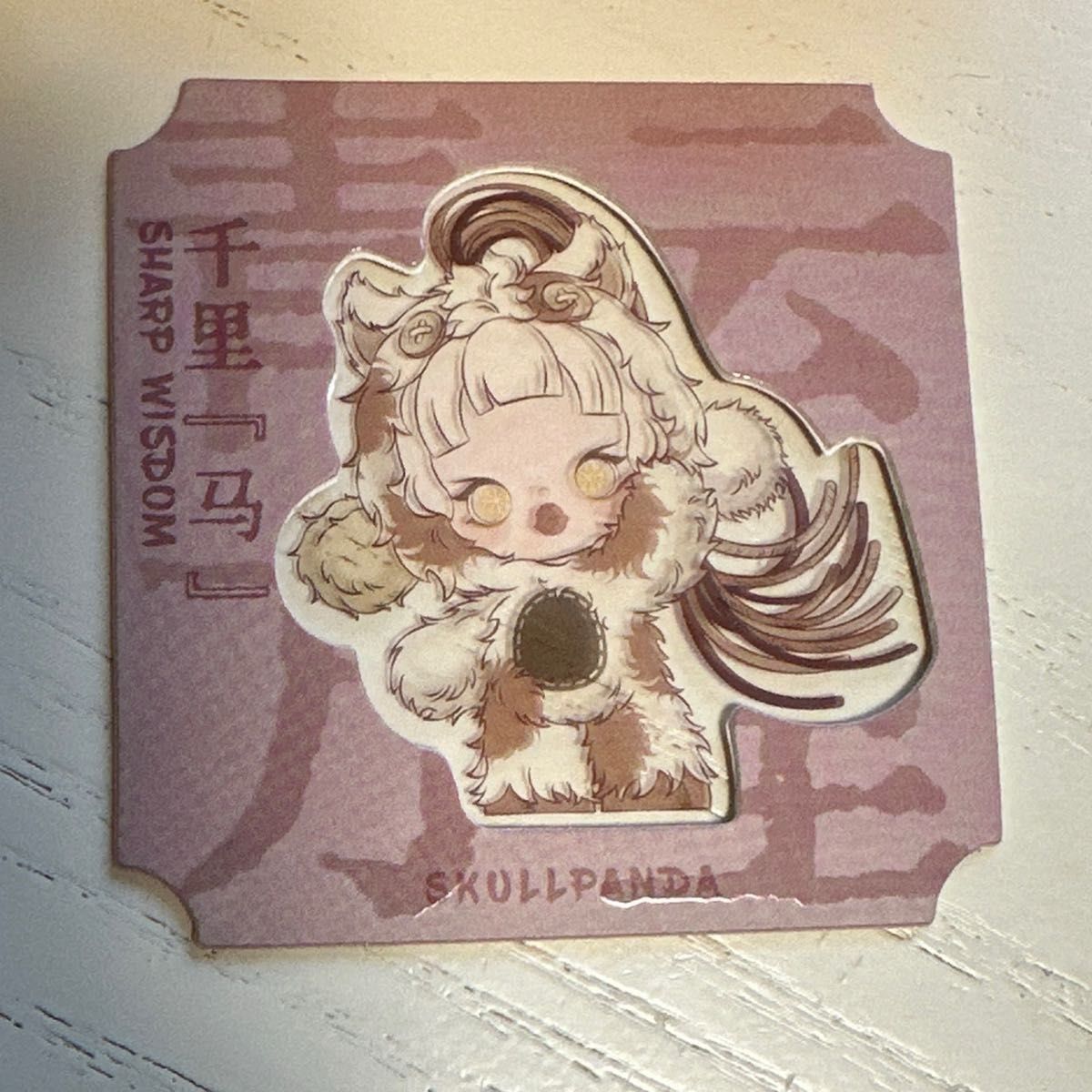 popmart skullpanda 馬力全開 sharpwishdom スカルパンダ 正規品 Have