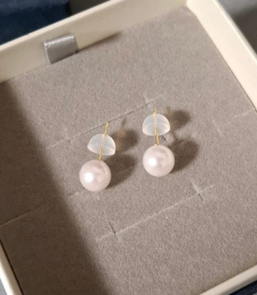 TSUTSUMI K18 あこや本真珠 パールピアス ジュエリーツツミ ピアス