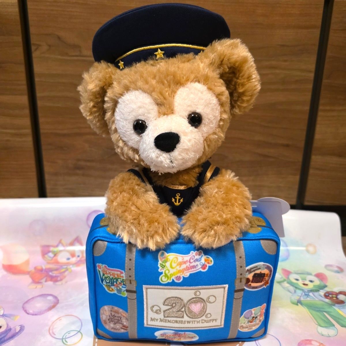 新品タグ付き】ダッフィー ぬいぐるみ 20周年 ディズニーシー 東京