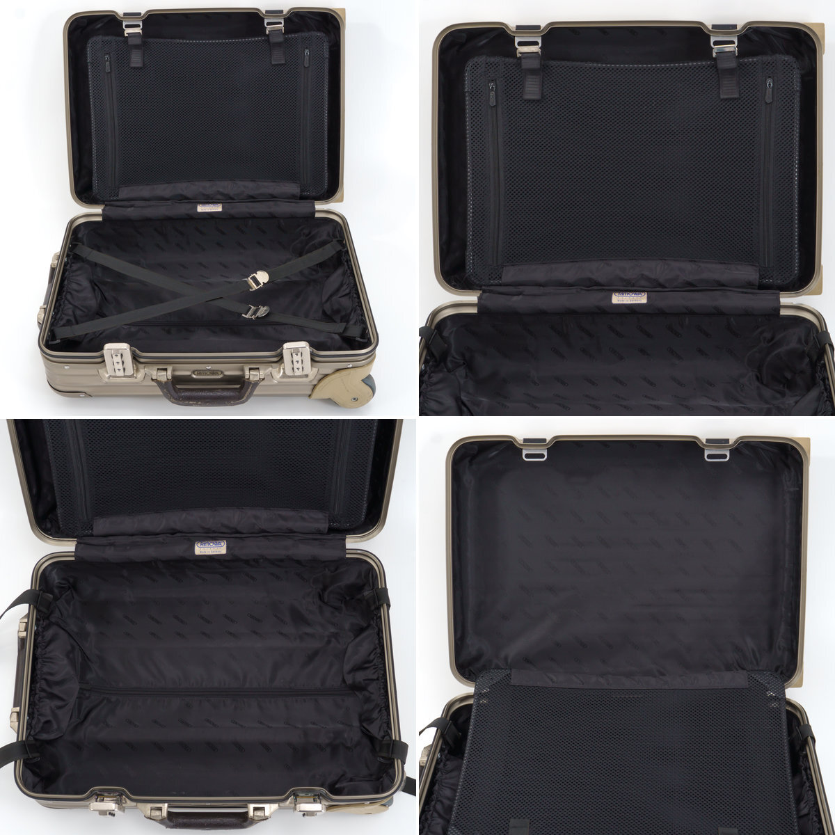 RIMOWA リモワ TOPAS トパーズ 32L 機内持ち込み 2輪 キャビンS 革巻き