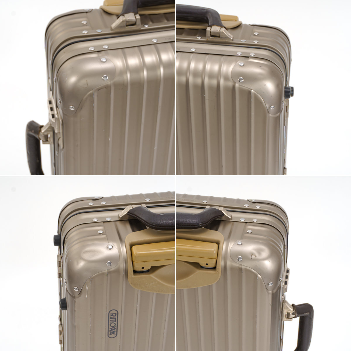 RIMOWA リモワ TOPAS トパーズ 32L 機内持ち込み 2輪 キャビンS 革巻き