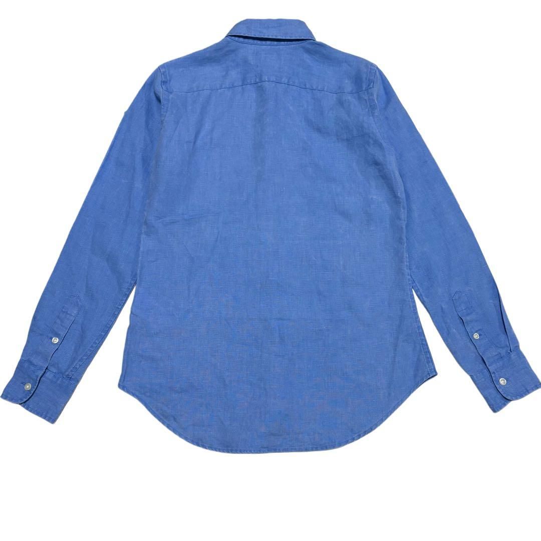 美品】RALPH LAUREN 現行タグ ボタンダウン リネンシャツ 正規品
