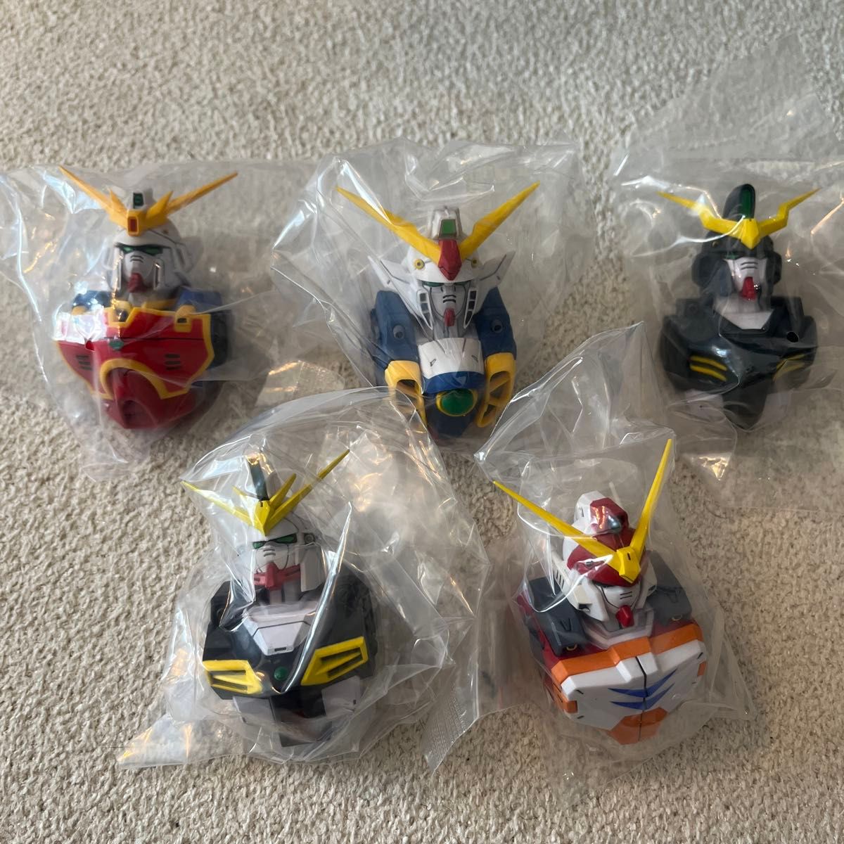 ガンダムW 一番くじ E賞 MSヘッドマグネット コンプリートセット