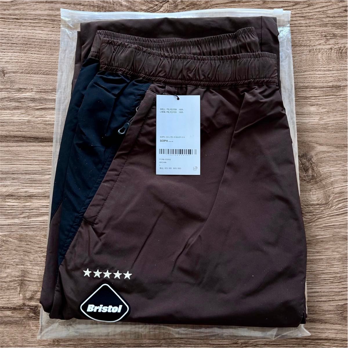 新品未着用】FCRB ウォームアップパンツ メンズ(L)ダークブラウン SOPH